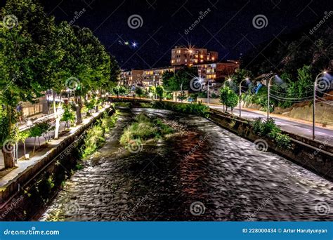 Beautiful Kapan City at Night. Kapan City in Syunik Province, Armenia ...