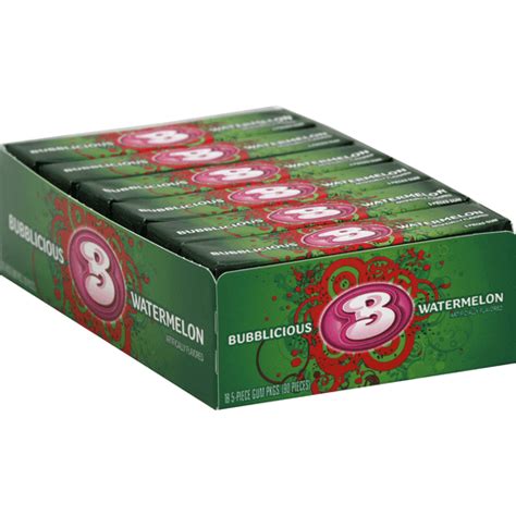 Bubblicious Gum, Watermelon | Packaged Candy | Market Basket