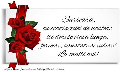 Felicitari de zi de nastere pentru Sora - Flori pentru: sora mea ...