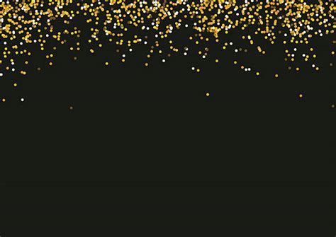 Royalty Free Black And Gold Confetti Clip Art, Vector Images ...