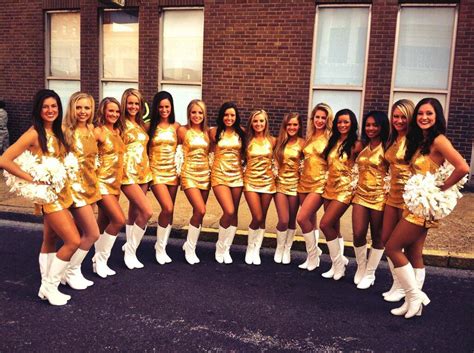 NFL and College Cheerleaders Photos: Sparkly Line-up of Mizzou Golden Girls