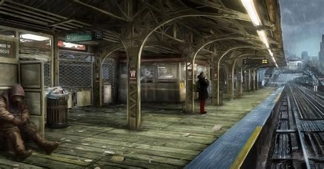 Train Station - Characters & Art - Watch Dogs | Watch dogs art, Concept ...