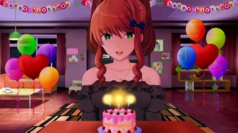 Monika's Birthday (2022) | "Monika After Story" DDLC Mod - YouTube