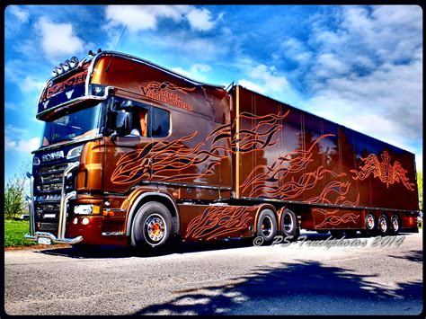 SCANIA R620 V8 Longline -Black Amber- S.T.H - Patrick Vand… | Flickr