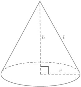 Define a right circular cone. - Examples | CK-12 Foundation