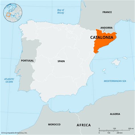 Map Of Catalonia Region Of Spain - Gerry Juditha