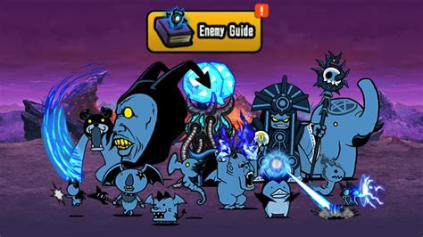 Battle Cats All Aku Enemies in Enemy Guide! | Aku Realms Theme 1 | 10.9 ...