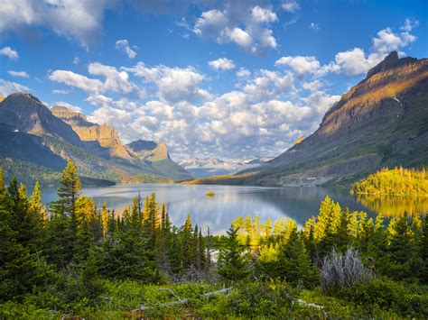 St. Mary Lake Sunrise Clouds Glacier National Park Montana… | Flickr