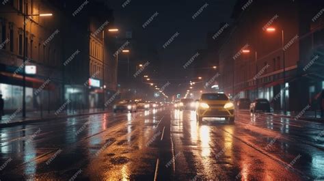 Premium Photo | Highway in the city at night with cars and lights ...