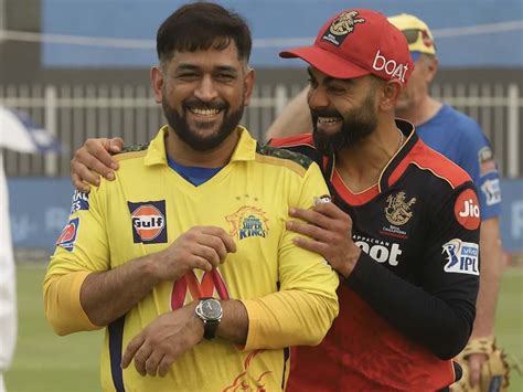 IPL 2021: Virat Kohli And MS Dhoni's Camaraderie During RCB vs CSK ...