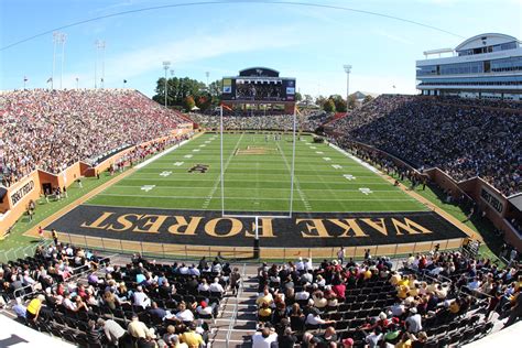 How Wake Forest Hosted Three Football Games in 14 Days