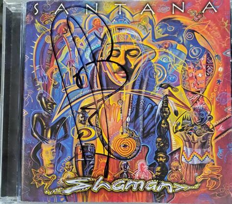 Santana shaman CD Album Hand Signed Autographed by - Etsy