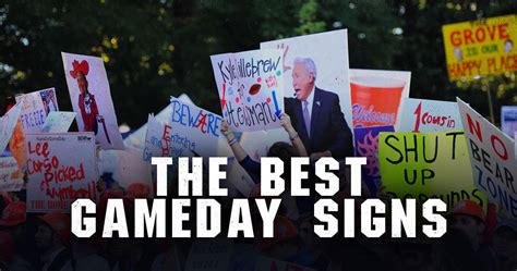 Ranking the top 10 College GameDay signs from the 2015 season