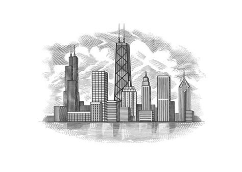 Steven Noble Illustrations: Chicago skyline