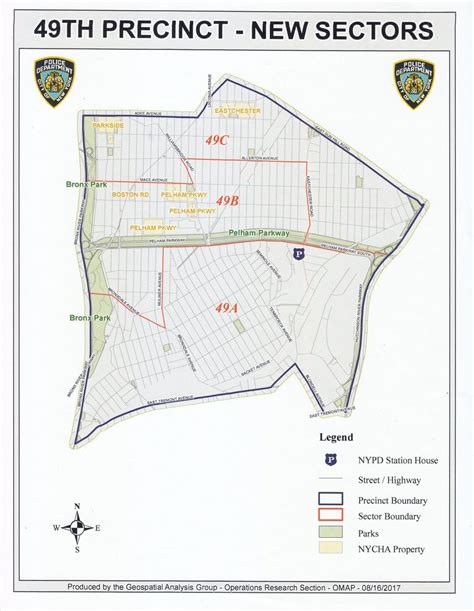 Map Of Scpd 6th Precinct