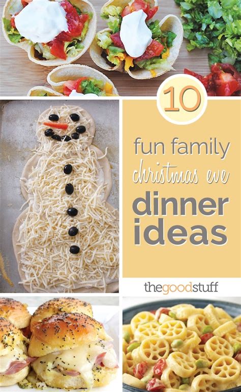 10 Fun Family Christmas Eve Dinner Ideas - thegoodstuff