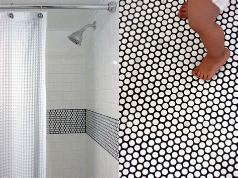 10+ White Penny Tile With Black Grout – DECOOMO