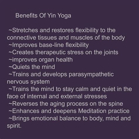 Benefits of Yin Yoga | Yin yoga benefits, Yin yoga quotes, Yin yoga