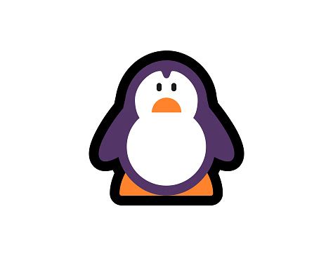 Penguin Vector Icon Penguin Emoji Illustration Isolated Penguin Vector ...