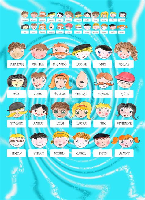 Hasbro guess who character sheets – Artofit