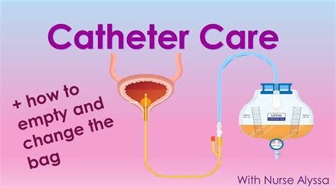 Catheter Care + how to change and clean the bag - YouTube