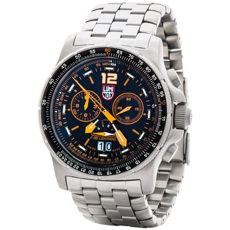 Luminox F-35 Lightning II 9380 Series Chronograph Watch (For Men ...