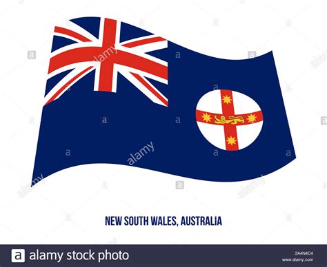 Free download New South Wales NSW Flag Waving Vector Illustration on ...