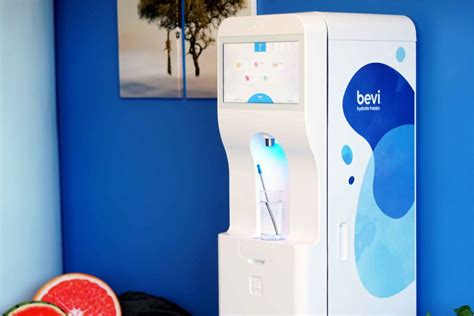 This water dispenser uses smart technology for a clean drink