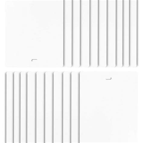 GxIne PVC Vertical Blind Replacement Slats Curved Smooth White 46.5 x 3 ...