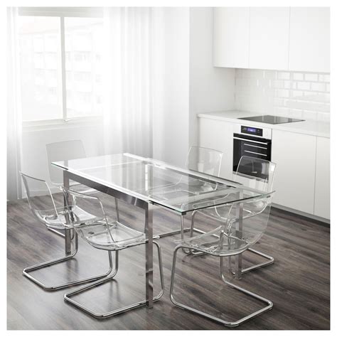 Produkty | Extendable glass dining table, Glass dining table, Tempered ...