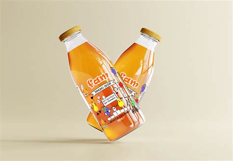 Juice packaging design on Behance