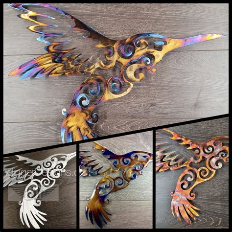 Bird Watcher Hummingbird Metal Wall Art by Humdinger Designs