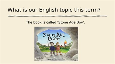 Stone Age Boy | Teaching Resources