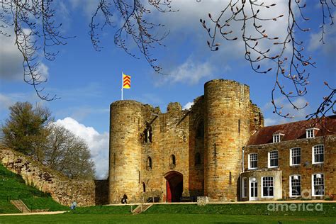 Tonbridge Castle gatehouse in early spring Kent England Photograph by ...