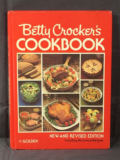 Vintage 1978 Betty Crocker Cookbook, Decorative Red Yellow Recipe Book ...