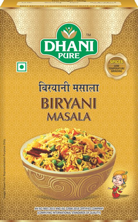 Biryani Masala - Dhani Pure Spices