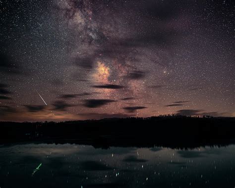 Perseid Reflection Photograph by Mike Lee - Fine Art America