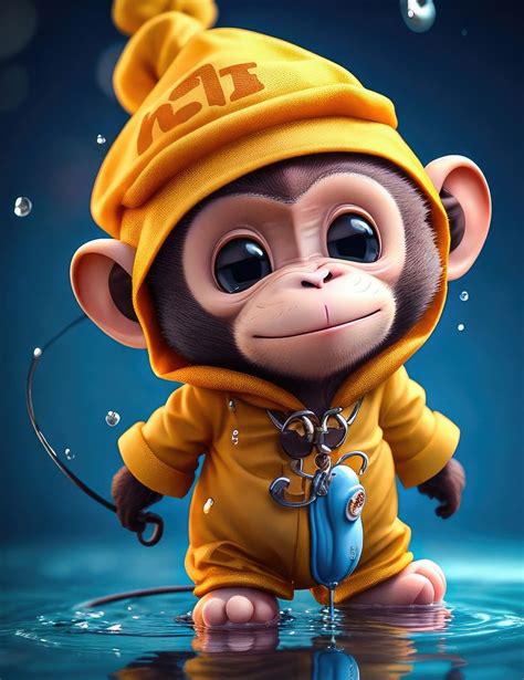 Download Ai Generated, Monkey, Mammal. Royalty-Free Stock Illustration ...