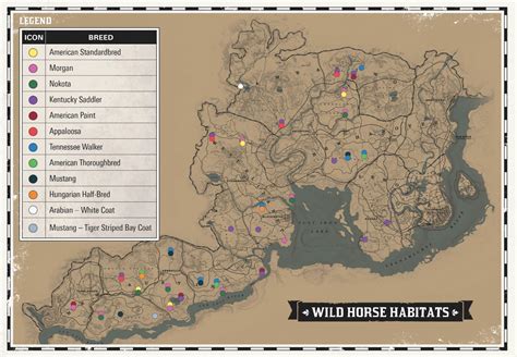 List of all horse habitats. Official Guide. : r/reddeadredemption