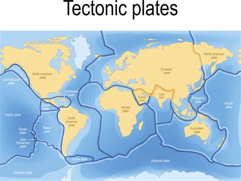 Map Of The Tectonic Plate Boundaries - Map Of New Hampshire