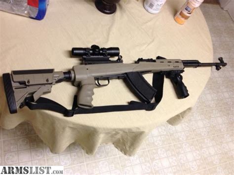 ARMSLIST - For Trade: TACTICAL SKS with ATI stock scope ect...