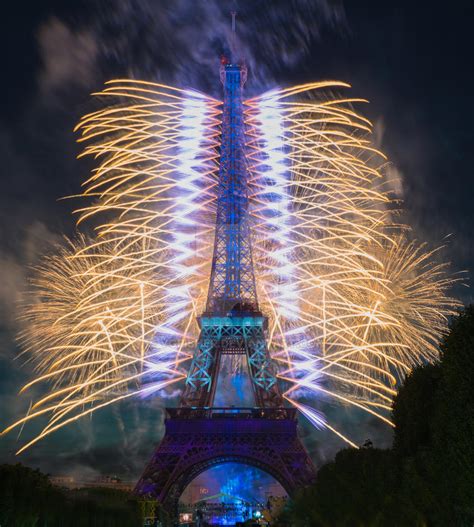 Paris France Eiffel Tower Fireworks 2017 by vgfisher on DeviantArt