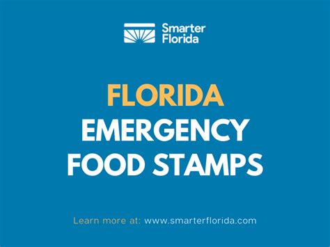 Florida Emergency Food Stamps (2022) - Smarter Florida