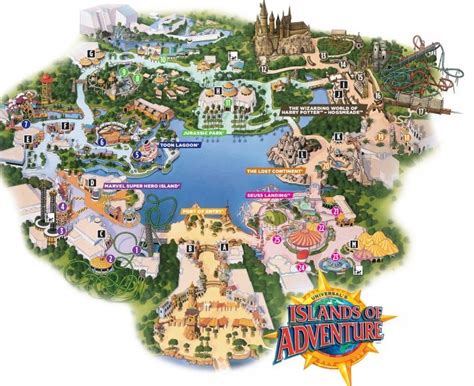 Islands Of Adventure Map