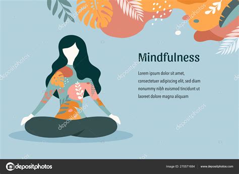 Mindfulness, meditation and yoga background in pastel vintage colors ...