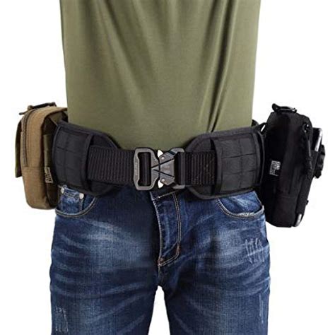 Tactical Belt, 1.5 Inch Wide Heavy Duty Military Style Tactical Belts ...