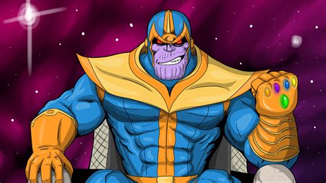 Thanos Cartoon Wallpapers - Wallpaper Cave