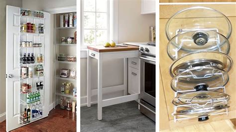 12 Easy Small Kitchen Storage Ideas - YouTube