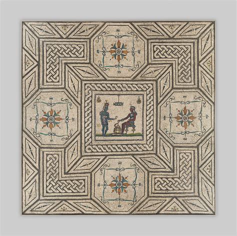 Mosaic floor with Egyptianizing scene | Roman | Mid Imperial, Late ...