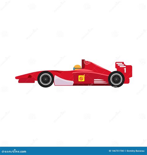 Formula One Car Side View Stock Illustrations – 473 Formula One Car ...